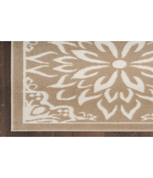 Nourison Jubilant Taupe JUB06 3 ft. X 5 ft. Rectangle Rug