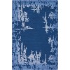 Nourison Symmetry - Smm02 Navy Blue Area Rug 5 ft. 3 X 7 ft. 9 Rectangle