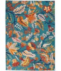 Nourison Allur Area Rug ALR09-Turquoise Multicolor