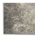 Nourison Passion Area Rug PSN10 Charcoal/Ivory 2'2" x 10'