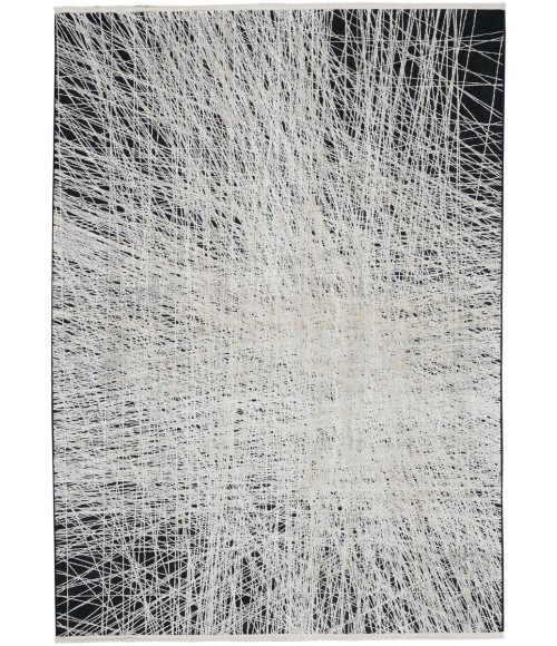 Calvin Klein Balian Area Rug CK55 Black/Silver