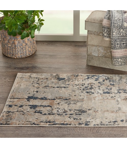 Nourison Quarry Beige Grey QUA01 2 ft. X 4 ft. Rect. Rug