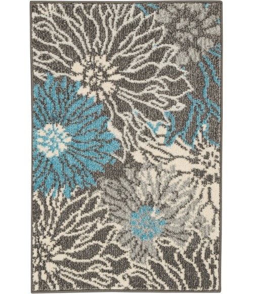 Nourison Passion Area Rug PSN17-Charcoal/Blue