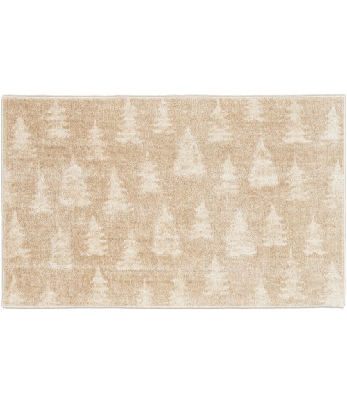 Nourison Accent Decor/Xmas Beige 173JP 2 ft. X 4 ft. 2 in. Rectangle Rug