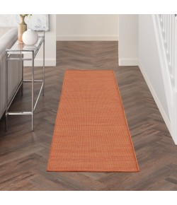 Nourison Positano - Pos01 Terracotta Area Rug 2 ft. 2 X 8 ft. Rectangle