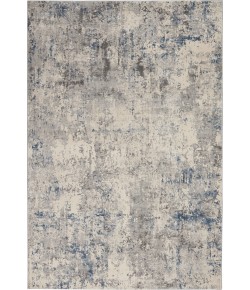 Nourison Rustic Textures - Rus07 Ivory Grey Blue Area Rug 3 ft. 11 X 5 ft. 11 Rectangle
