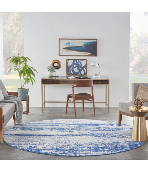 Nourison WHIMSICLE Area Rug Nourison Whimsicle Area Rug WHS06-Ivory Navy