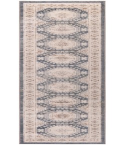 Nourison Serenity Home Ivory Blue SRH01 2 ft. 2 in. X 7 ft. 6 in. Rectangle Rug