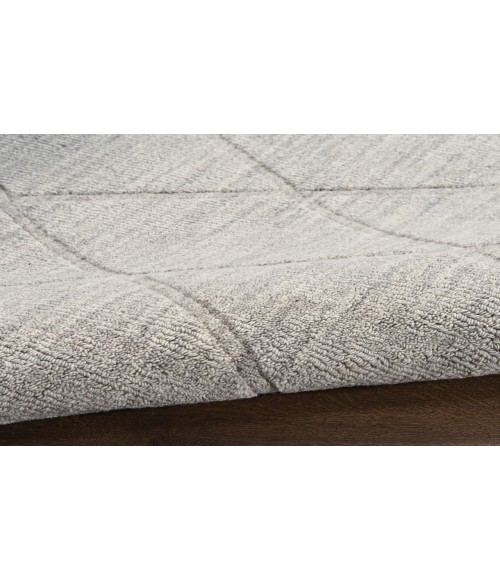 Nourison Wool Haven Grey WOH01 5 ft. 3 in. X 7 ft. 3 in. Rectangle Rug
