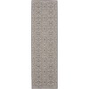 Nourison Jubilant - Jub06 Ivory Grey Area Rug 2 ft. 3 X 7 ft. 3 Rectangle