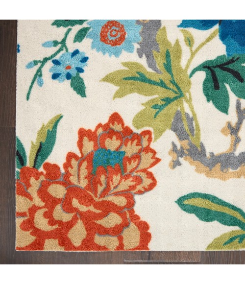 Waverly Sun N' Shade Area Rug SND82 Ivory/Multi 10' x 13'