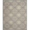 Nourison Jubilant - Jub06 Ivory Grey Area Rug 7 ft. 10 X 9 ft. 10 Rectangle