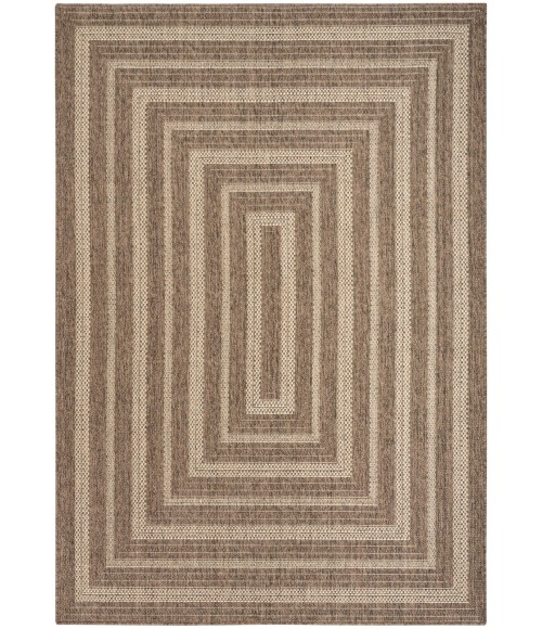 Nourison Tulum Brown TLM04 5 ft. 3 in. X 7 ft. Rect. Rug