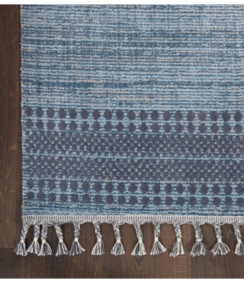 Nourison Asilah Area Rug ASI02 Light/Blue/Charcoal 9' x 12'2"