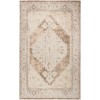 Nourison Astra Machine Washable Beige ASW11 7 ft. 10 in. X 10 ft. Rectangle Rug