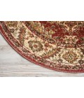 Nourison Delano Round Area Rug DEL05-Brick