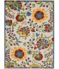 Nourison ALOHA Area Rug Nourison Aloha Area Rug ALH17-Ivory/Multi