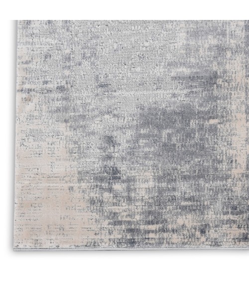 Nourison Rustic Textures Area Rug RUS02-Blue/Ivory