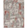 Nourison Elation - Etn06 Grey Brick Area Rug 4 ft. X 6 ft. Rectangle