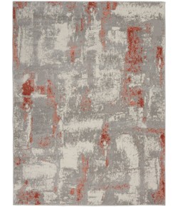 Nourison Elation - Etn06 Grey Brick Area Rug 4 ft. X 6 ft. Rectangle