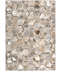 Michael Amini Ma01 Amini City Chic - Ma100 Silver Area Rug 5 ft. 3 X 7 ft. 5 Rectangle