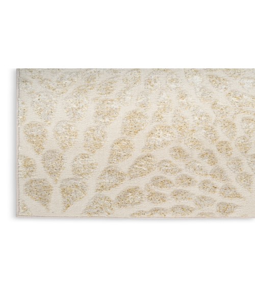 Nourison Ambiance Ivory Gold AMI02 7 ft. 10 in. X 9 ft. 10 in. Rectangle Rug