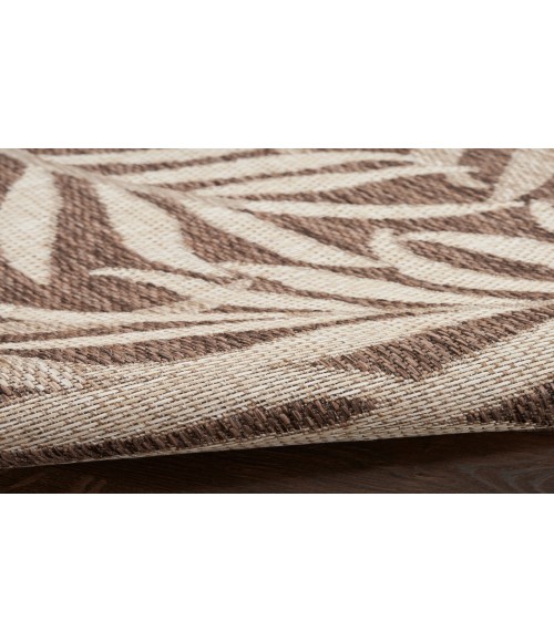 Nourison Garden Oasis Mocha Rug GOA01 9 ft. X 12 ft. Rectangle - Rugs Town Nourison Garden Oasis Mocha GOA01 9 ft. X 12 ft. Rectangle Rug