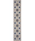 Nourison Aloha Runner Area Rug ALH19-Grey/Blue