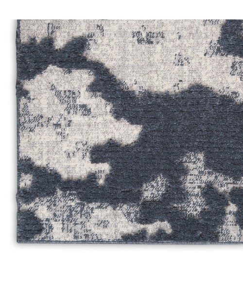 Nourison TEXTURED CONTEMPORARY Area Rug Nourison Textured Contemporary Area Rug TEC01-Blue/Grey