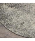 Nourison Passion Round Area Rug PSN10-Charcoal/Ivory