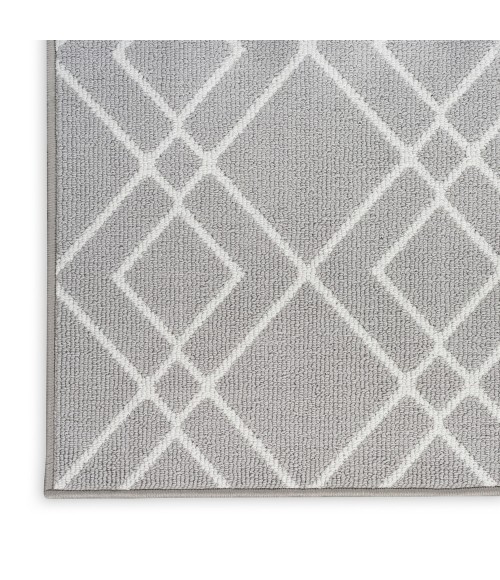 Nourison Modern Lines Area Rug MOL01 Silver