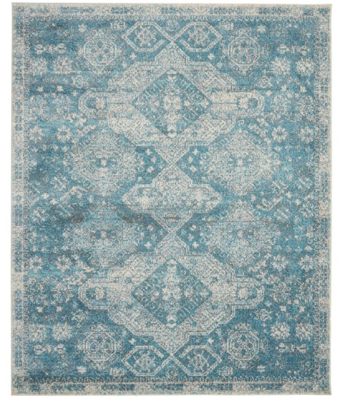Nourison Tranquil Area Rug TRA13-Lt.Blue/Ivory