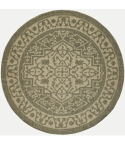 Nourison Tulum Olive TLM05 8 ft. X Round Rug