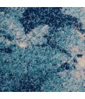Nourison Tranquil Round Area Rug TRA08-Navy/Pink