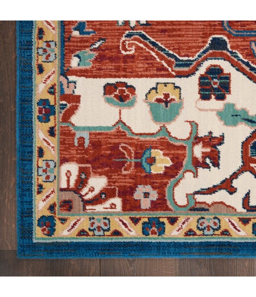 Nourison Parisa Area Rug PSA01 Brick/Ivory 12' x 15'