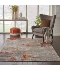 Nourison Artworks Area Rug ATW03-Silver/Grey/Yellow