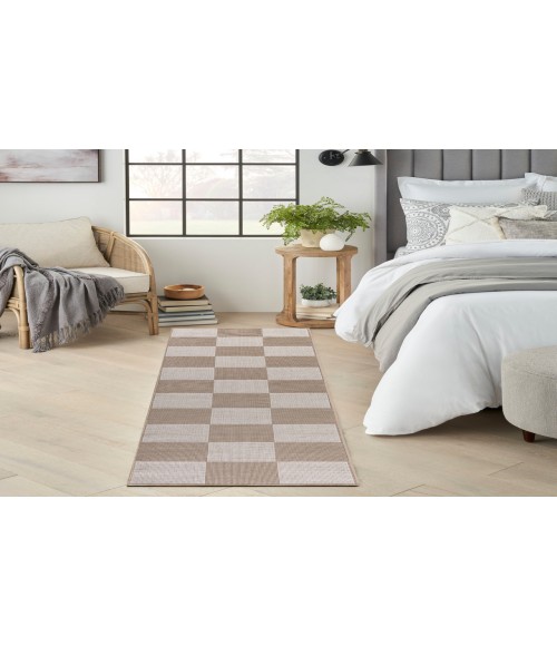 Nourison Washable Modern Jute Natural Ivory MDJ02 2 ft. 3 in. X 7 ft. 6 in. Rectangle Rug