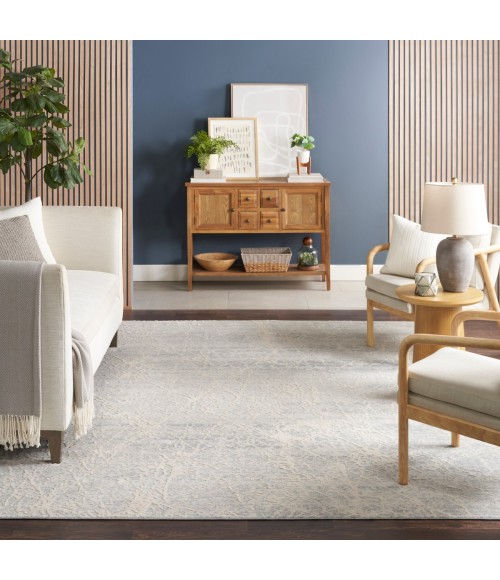 Nourison Splendid Ivory Grey SLD02 7 ft. 10 in. X 9 ft. 10 in. Rect. Rug