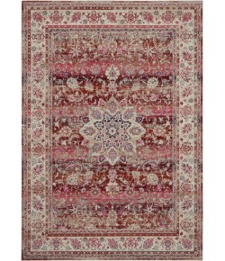Nourison Vintage Kashan - Vka01 Red Area Rug 4 ft. X 6 ft. Rectangle