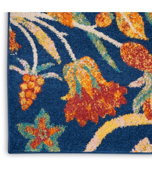 Nourison Allur Area Rug ALR09-Navy Multicolor