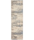 Nourison Solace Area Rug SLA08 Ivory/Grey/Blue 2'3" x 7'3"