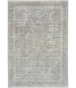 Nourison Starry Nights - Stn03 Silver Cream Area Rug 5 ft. 3 X 7 ft. 3 Rectangle