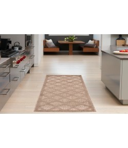 Nourison Easy Care Natural Beige NES01 2 ft. X 6 ft. Rectangle Rug