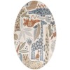 Nourison Astra Machine Washable Ivory ASW01 7 ft. 10 in. Round Rug