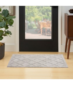 Nourison Easy Care - Nes01 Silver Grey Area Rug 2 ft. X 4 ft. Rectangle