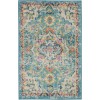 Nourison Passion - Psn25 Ivory Light Blue Area Rug 1 ft. 10 X 2 ft. 10 Rectangle