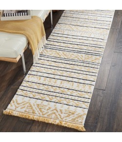 Nourison Dws05 Kamala - Ds503 Yellow Area Rug 2 ft. 2 X 7 ft. 6 Rectangle