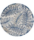 Nourison Aloha Area Rug ALH18-Ivory/Navy