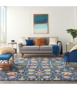 Nourison Passion - Psn01 Navy Area Rug 9 ft. X 12 ft. Rectangle