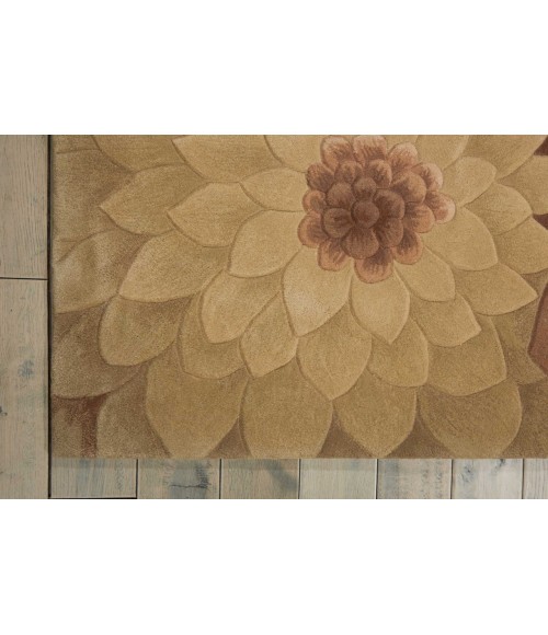 Nourison TROPICS Area Rug Nourison Tropics Area Rug TS11-Taupe/Green